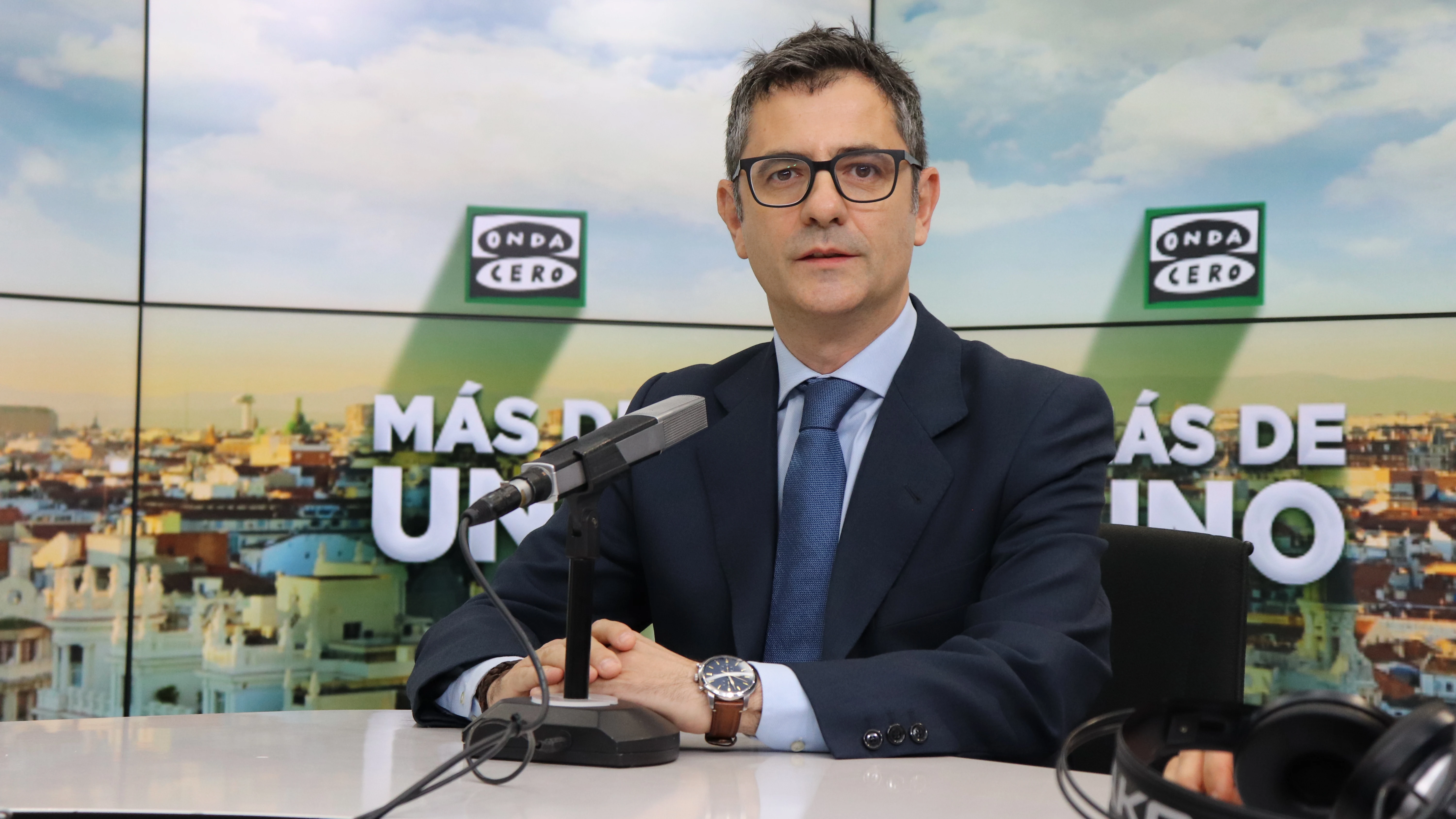 Félix Bolaños, ministro de la Presidencia, en 'Más de uno' Félix Bolaños, ministro de la Presidencia, en 'Más de uno'