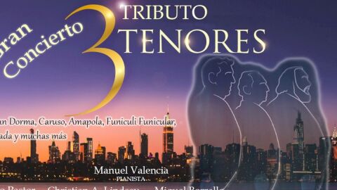 Tributo a los Tres Tenores en l'Alf&agrave;s del Pi