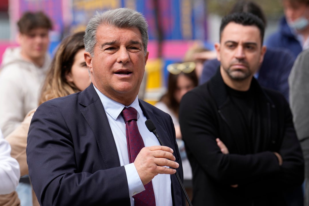 Laporta: "Tebas quiere perjudicar al Barça" Laporta: "Tebas quiere perjudicar al Barça"