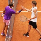Rafa Nadal y Alexander Zverev
