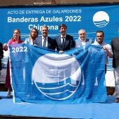 El alcalde de Rota recoge las Banderas Azules que revalidan la calidad de nuestras playas y espacios ambientales