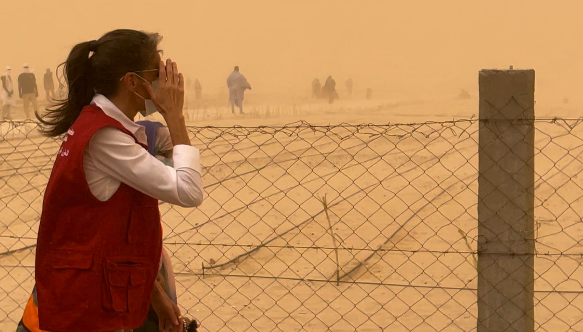 La reina Letizia se ve sorprendida en Mauritania por la peor tormenta de arena de los últimos meses La reina Letizia se ve sorprendida en Mauritania por la peor tormenta de arena de los últimos meses