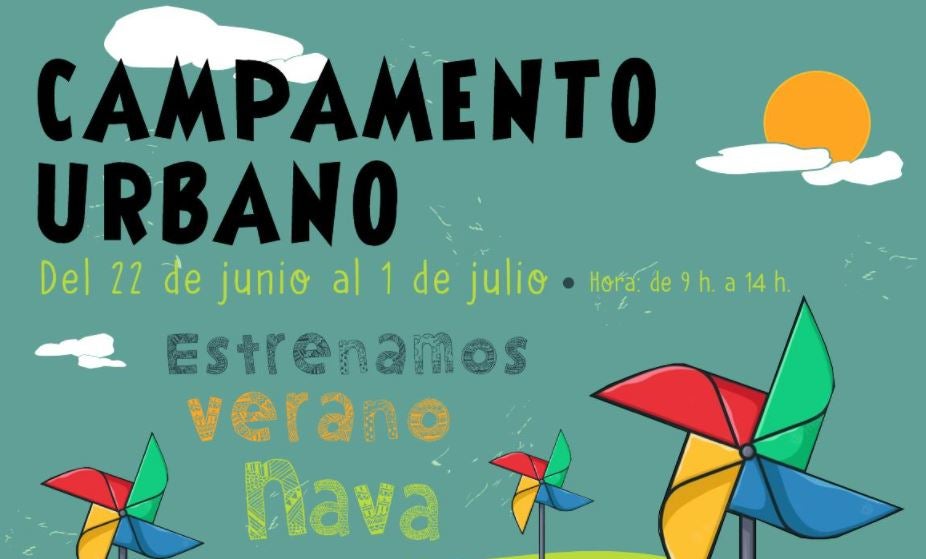 Nava apoya la conciliación con un campamento urbano para niños de 4 a 12 años Nava apoya la conciliación con un campamento urbano para niños de 4 a 12 años