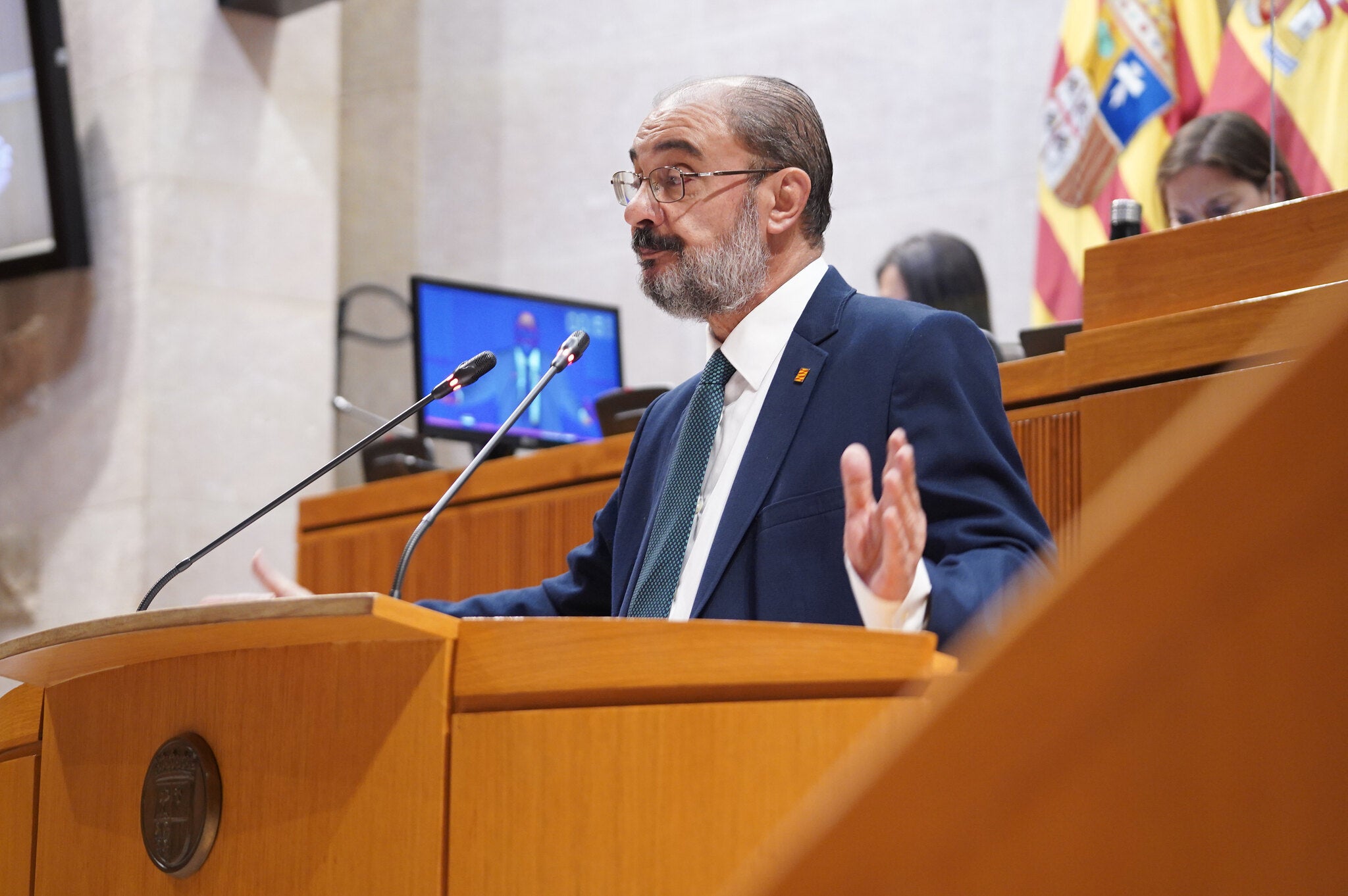 Lambán exige a Blanco que dimita e informará al COI de la "farsa" Lambán exige a Blanco que dimita e informará al COI de la "farsa"