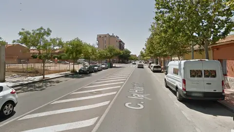 Un tramo de la calle La Huerta de Sant Vicent del Raspeig