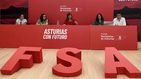 Reunión de la vicesecretaria general de Organización y Coordinación de la FSA-PSOE, Gimena Llamedo, con los nuevos secretarios de Organización de las agrupaciones municipales socialistas - FSA-PSOE