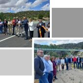 Inauguración del nuevo puente de Bernardos