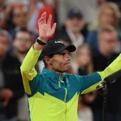 Rafa Nadal tras las semifinales de Roland Garros 2022 Rafa Nadal tras las semifinales de Roland Garros 2022