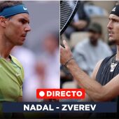 Rafa Nadal vs Alexander Zverev, en directo: sigue las semifinales de Roland Garros 2022