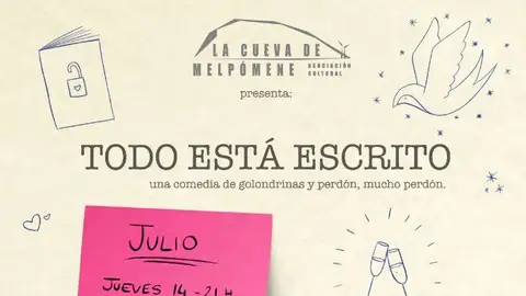 La Cueva de Melpómene presenta su nueva comedia, “Todos está Escrito” en Torrevieja    