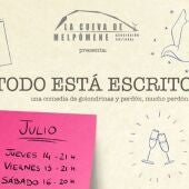 La Cueva de Melpómene presenta su nueva comedia, “Todos está Escrito” en Torrevieja 