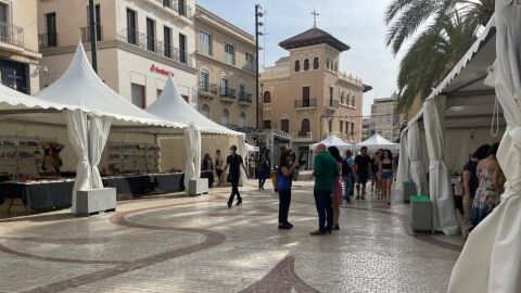 La &lsquo;Pla&ccedil;a del Llibre&rsquo; en Elche.