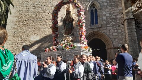 Salida de la Virgen de Alarcos desde San Pedro