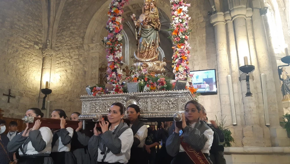 La Virgen de Alarcos, en el interior de San Pedro