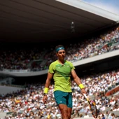 Rafa Nadal durante la final de Roland Garros 2022 Rafa Nadal durante la final de Roland Garros 2022