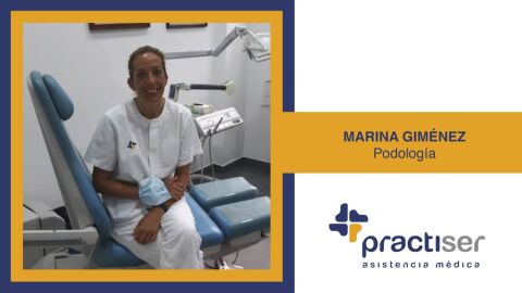 Marina Giménez, podóloga en Practiser Marina Giménez, podóloga en Practiser