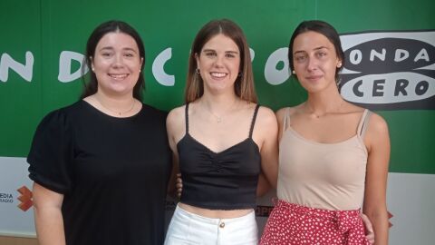 Irene Bot&iacute;as, Alba Berenguer y Clara Sanz