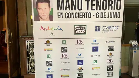cartel Manu Tenorio cartel Manu Tenorio