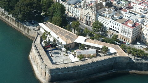 El Baluarte de la Candelaria en una foto a&eacute;rea