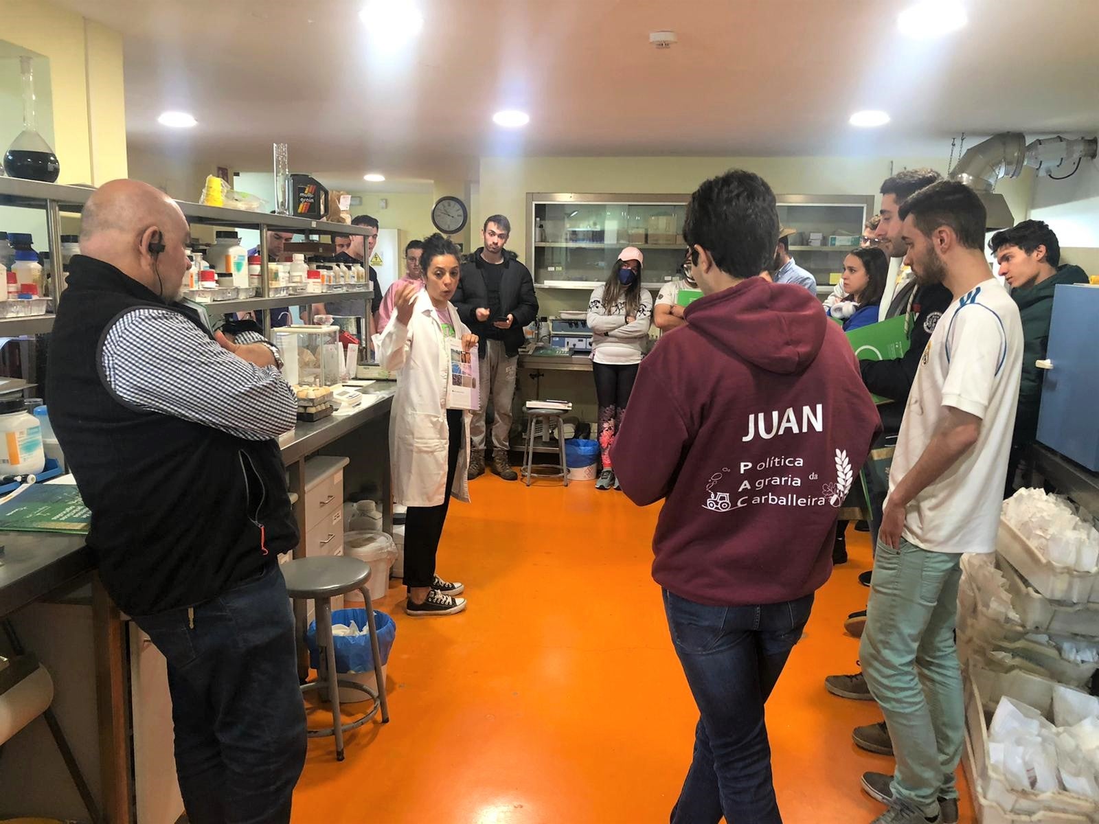 Visita de Estudantes da Escola Superior de Enxeñería da USC Visita de Estudantes da Escola Superior de Enxeñería da USC