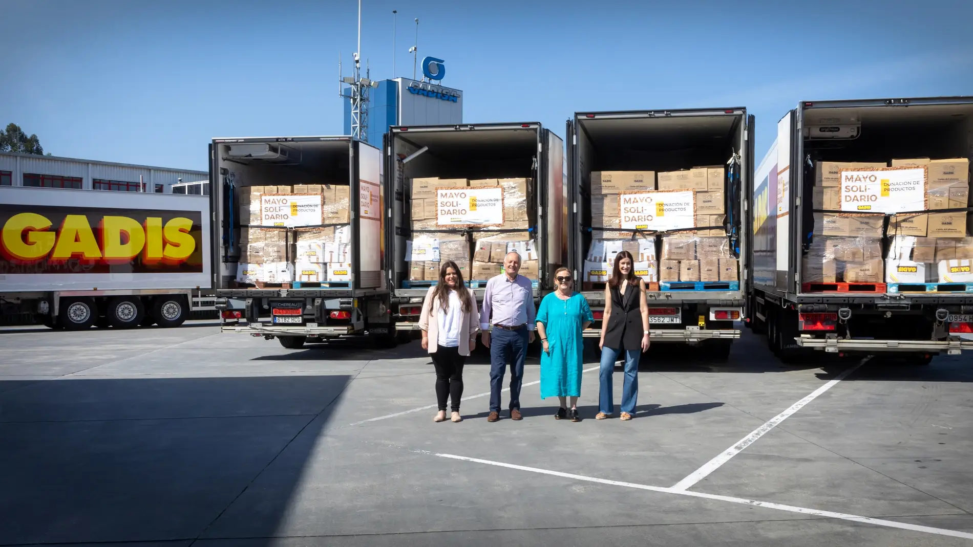 Gadis entrega 109.808 quilos de productos a once bancos de alimentos