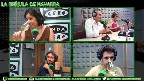 La Brújula de la Gastronomía Beatriz Ochoa, Carlos Rodríguez, Diana Díez, Iñaki Andradas y Aitor Plaza