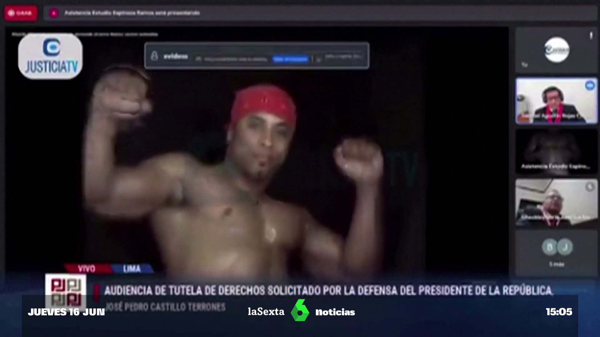 Difunden un vídeo de un stripper bailando durante una audiencia con el presidente de Perú Difunden un vídeo de un stripper bailando durante una audiencia con el presidente de Perú