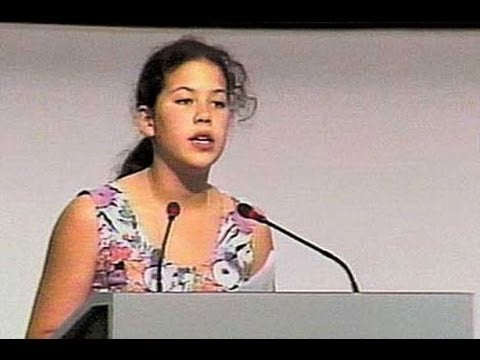 Niñas de 12 años que dan lecciones de vida con sus discursos, rememoramos el de Severn Cullis-Suzuki Niñas de 12 años que dan lecciones de vida con sus discursos, rememoramos el de Severn Cullis-Suzuki