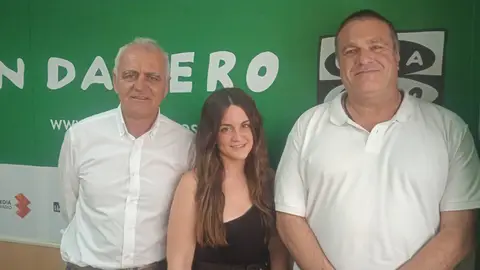 Javier Puebla, Tamara Mañas y Alejandro Sarabia Javier Puebla, Tamara Mañas y Alejandro Sarabia