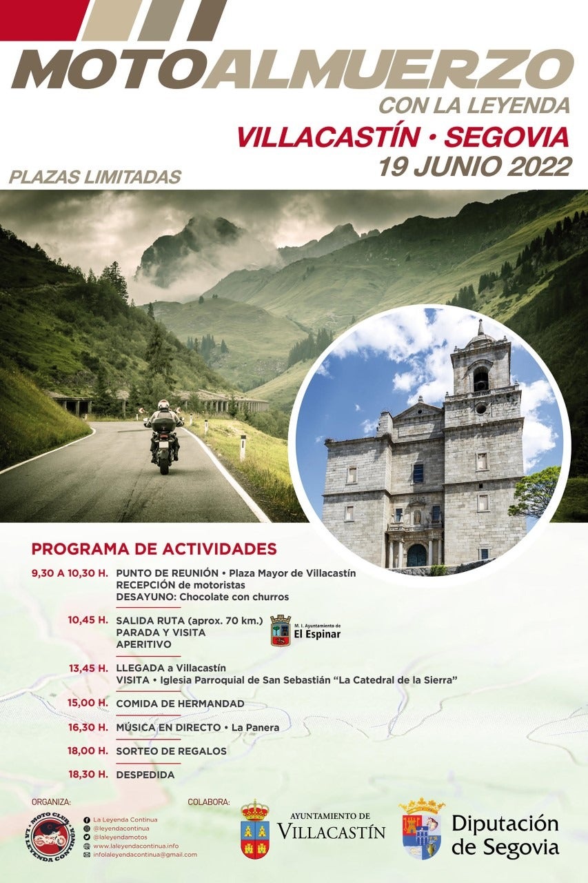 Jornada motera en Villacastín este domingo Jornada motera en Villacastín este domingo