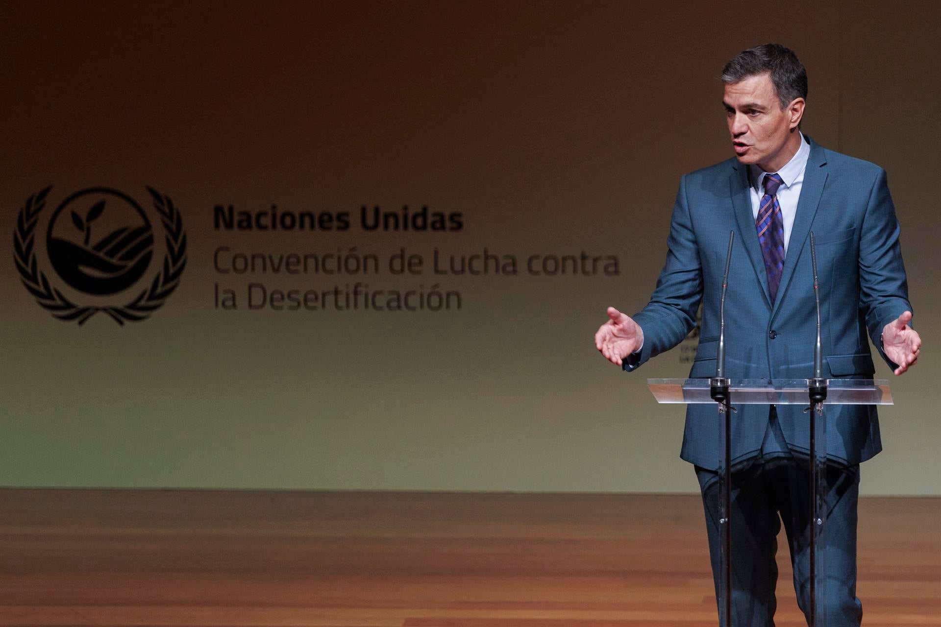 Sánchez anuncia una iniciativa para restaurar paisajes y luchar contra la falta de agua Sánchez anuncia una iniciativa para restaurar paisajes y luchar contra la falta de agua