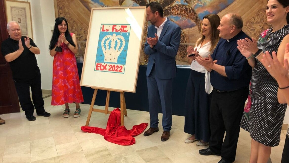 La corona de la Virgen de la Asunción preside el cartel anunciador del Misteri d’Elx 2022 La corona de la Virgen de la Asunción preside el cartel anunciador del Misteri d’Elx 2022