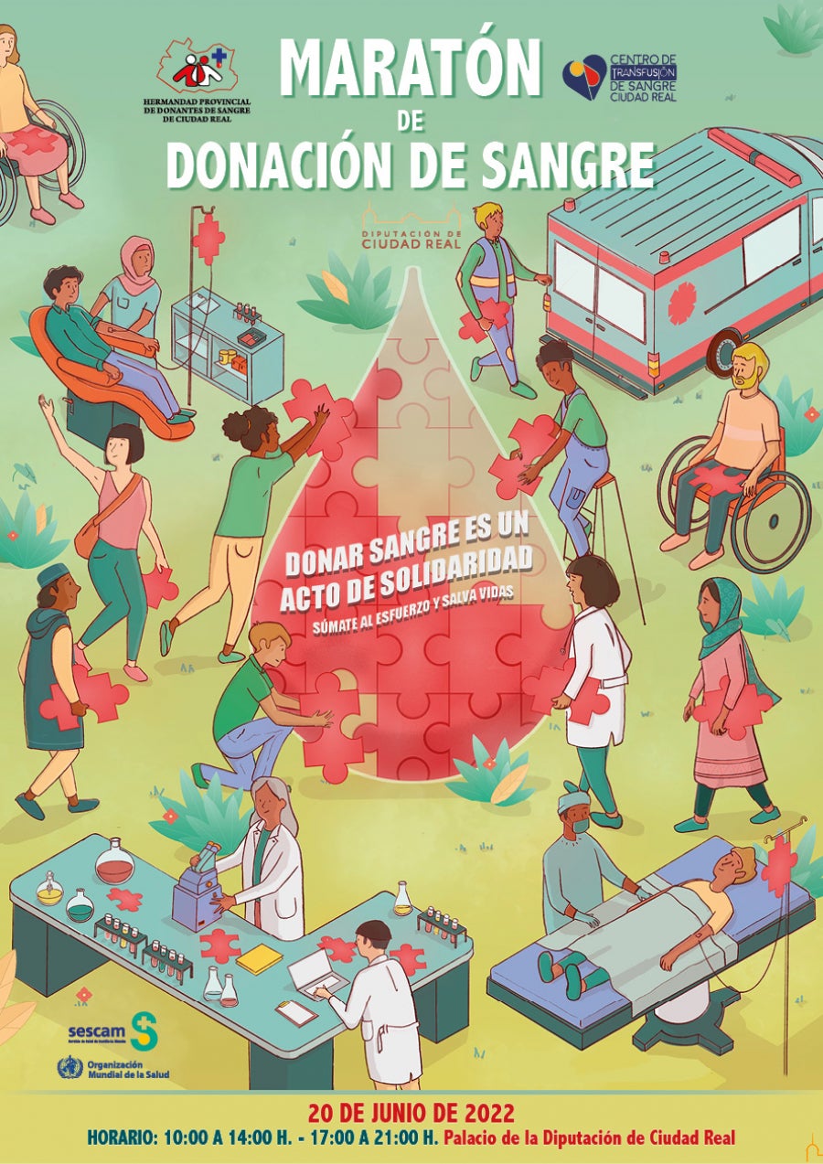 ¿Quieres donar sangre? El lunes se celebra una maratón de donación en la Diputación de Ciudad Real ¿Quieres donar sangre? El lunes se celebra una maratón de donación en la Diputación de Ciudad Real
