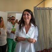 La candidata de Vox a las elecciones andaluzas, Macarena Olona