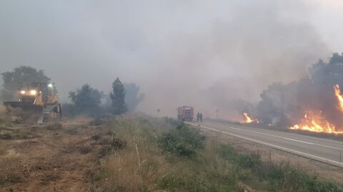 Incendio de la sierra de la Culebra