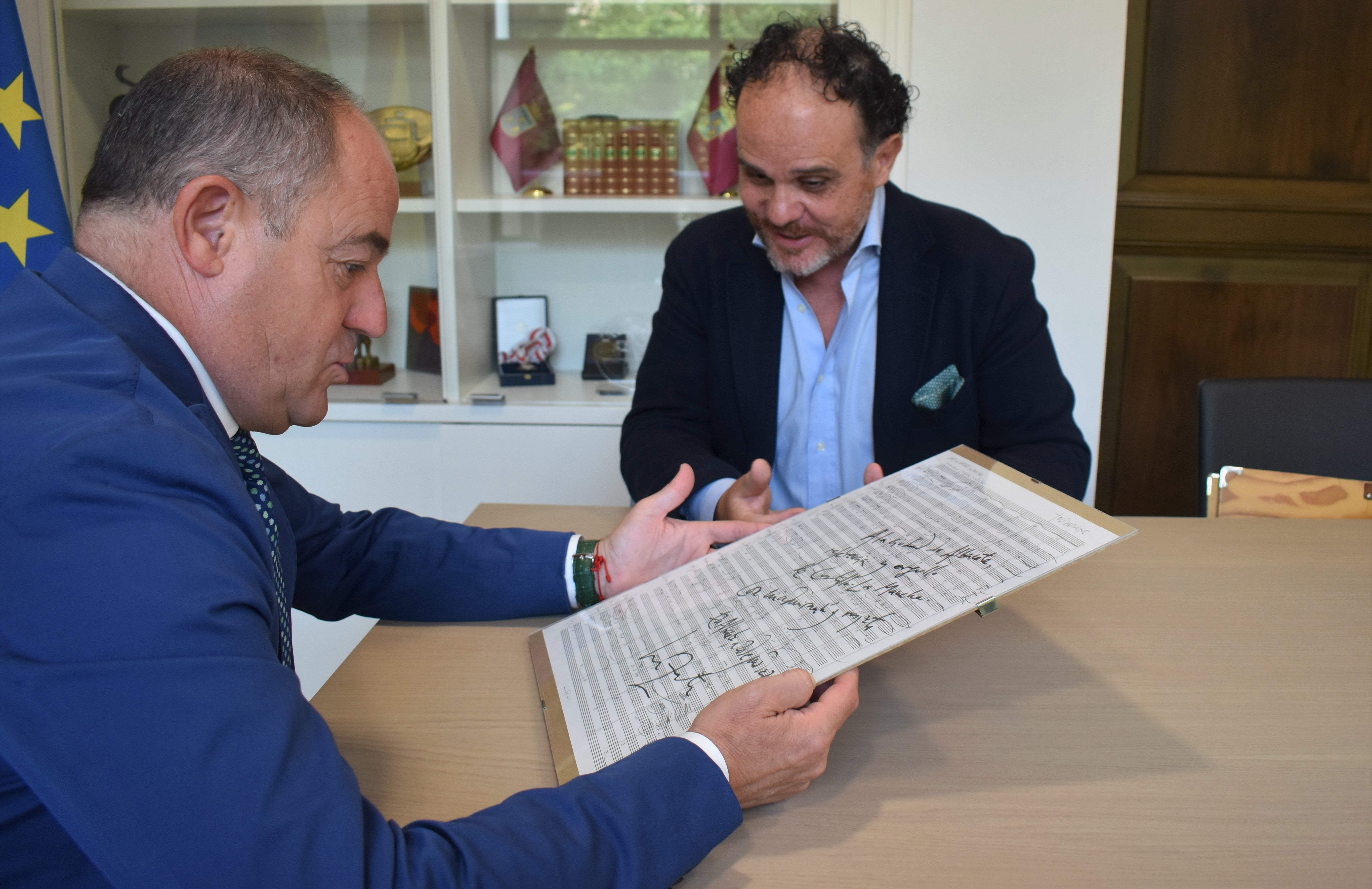 Albacete ya cuenta con la cuarta hoja del manuscrito de la obra ‘Canto a Castilla-La Mancha’, un homenaje a la región Albacete ya cuenta con la cuarta hoja del manuscrito de la obra ‘Canto a Castilla-La Mancha’, un homenaje a la región