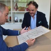 Albacete ya cuenta con la cuarta hoja del manuscrito de la obra ‘Canto a Castilla-La Mancha’, un homenaje a la región 