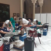 Maratón de donación de sangre en la Diputación Maratón de donación de sangre en la Diputación
