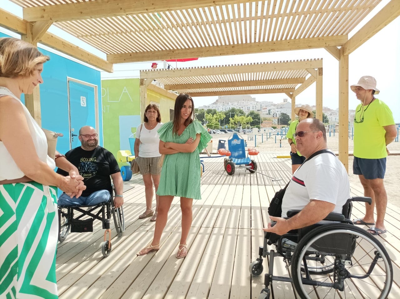 Peñíscola amplía el servicio de baño adaptado a las dos playas urbanas Peñíscola amplía el servicio de baño adaptado a las dos playas urbanas