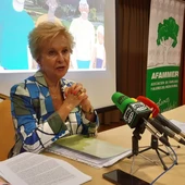 Carmen Quintanilla durante la rueda de prensa en Ciudad Real Carmen Quintanilla durante la rueda de prensa en Ciudad Real