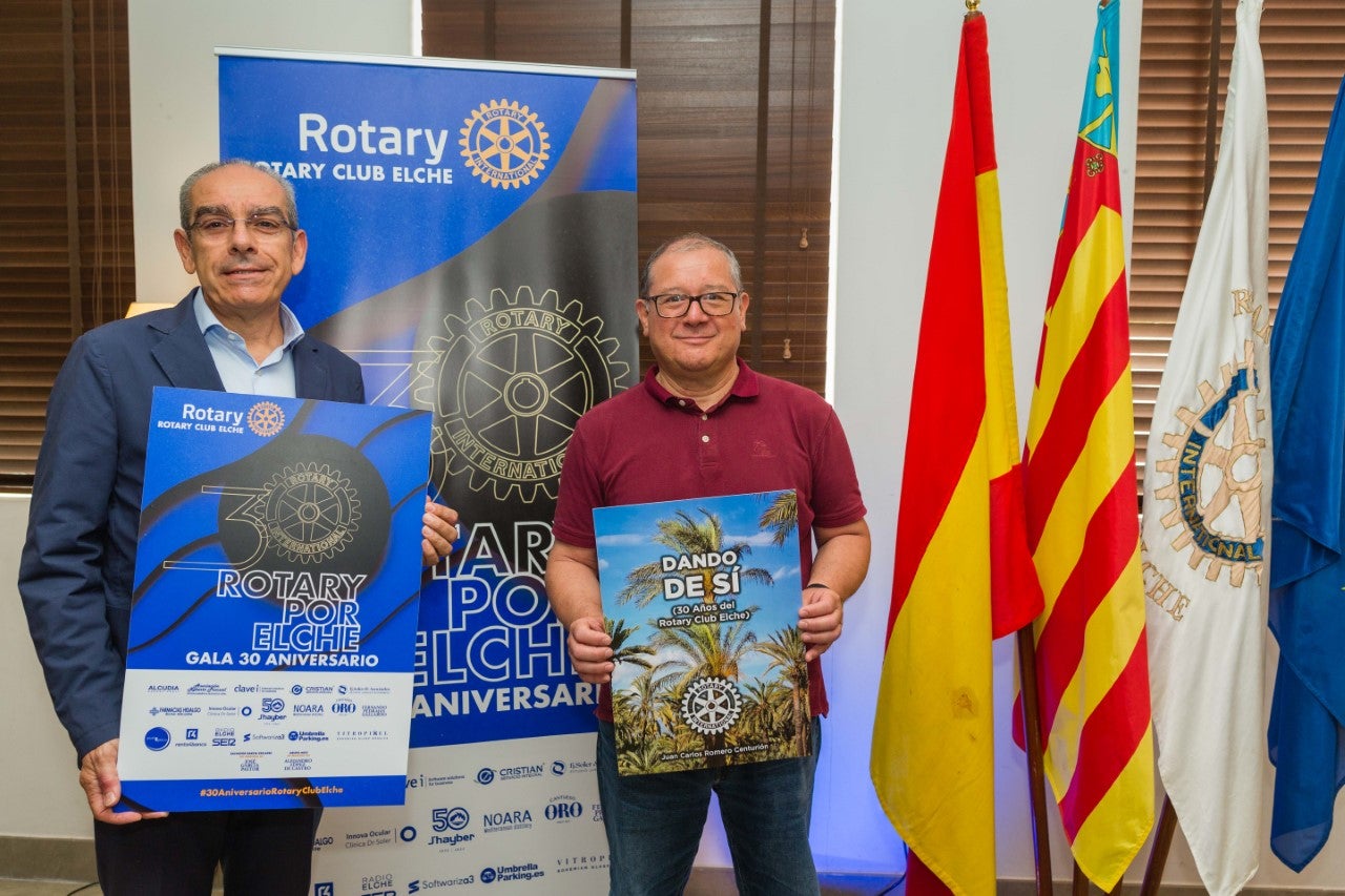 El Rotary Club Elche cumple tres décadas y lo celebra este jueves El Rotary Club Elche cumple tres décadas y lo celebra este jueves