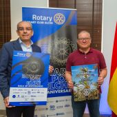 De izquierda a derecha: Francisco J. Soler y Juan Carlos Romero, miembros del Rotary Club Elche.