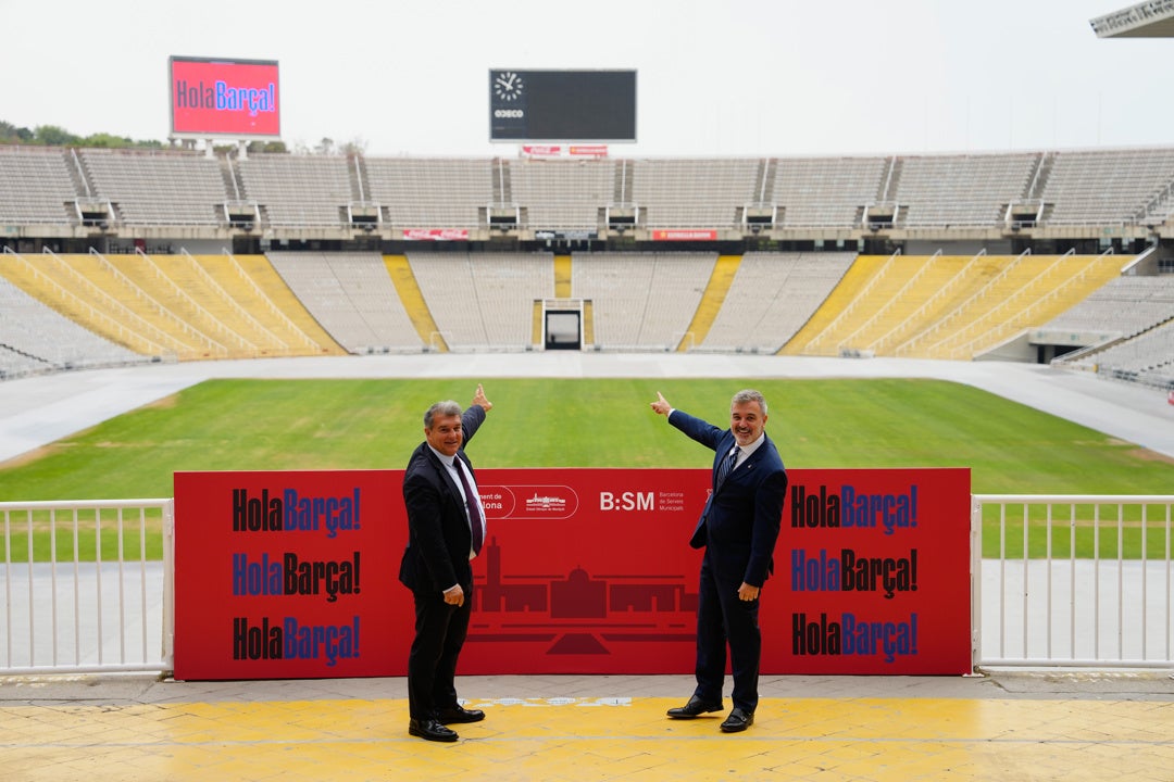 El Barça jugará el próximo curso en Montjuïc El Barça jugará el próximo curso en Montjuïc