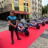 Presentación oficial de las nuevas motocicletas adscritas a las Unidades de Policía de Tráfico y Policía Comunitaria en Gijón