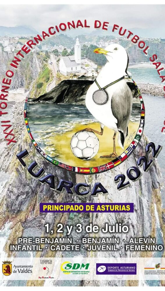 El Torneo Internacional de Fútbol Sala de Luarca contará con 74 equipos. 