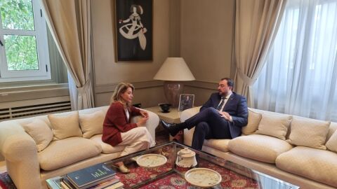 Reuni&oacute;n de la Ministra de Transportes y el Presidente de Asturias