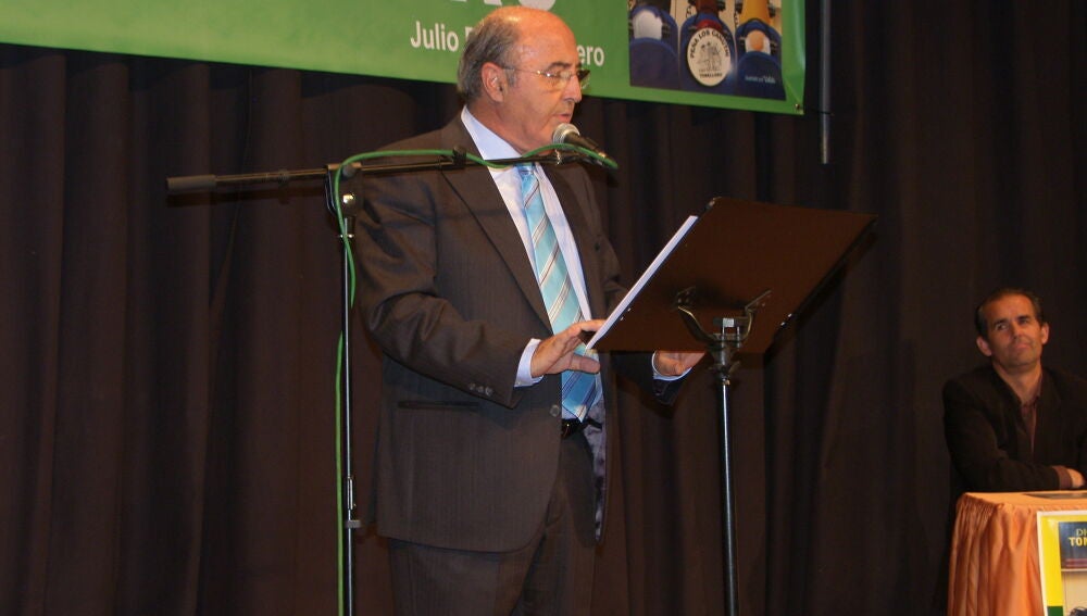 Julio Pérez en un acto público