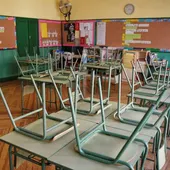 Aulas vacías. Aulas vacías.