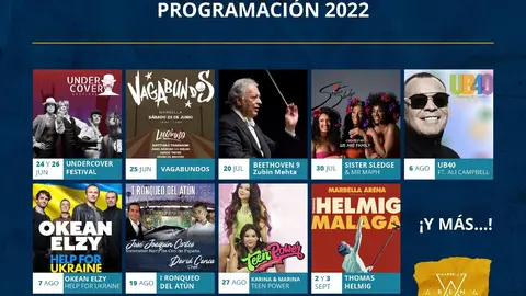 Marbella Arena prepara una programación muy variada para todos los públicos Marbella Arena prepara una programación muy variada para todos los públicos