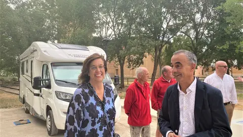 La Diputación de Palencia refuerza el turismo itinerante con la construcción de una nueva área de autocaravanas en Abarca de Campos